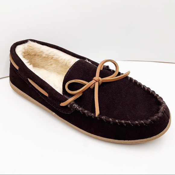 🆕{J. Crew} Suede Faux-Shearling Moccasins - Picture 4 of 16